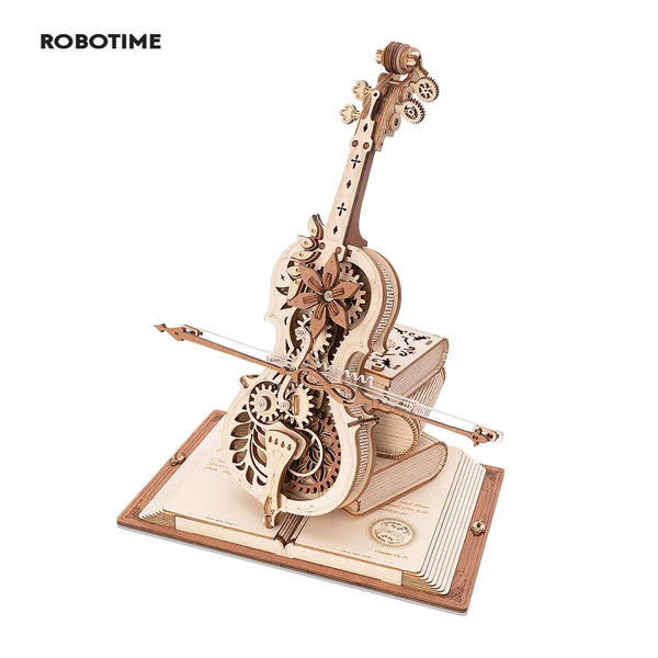 ROKR 3D Wooden Magic Cello Puzzle